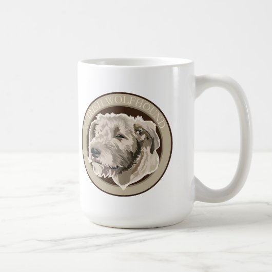 Dog Irish Wolfhound Kaffeetasse (Rechts)