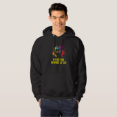 Dog Is Fine Beware of Cat Sarcastic Cat Lover Sarc Hoodie (Vorne ganz)
