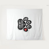 Dog Is Friendly I Am Not Wandteppich (Vorderseite (Horizontal))