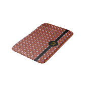 Dog Jahr 2018 Zodiac Birthday Monogram B Mat Badematte (Schrägansicht)