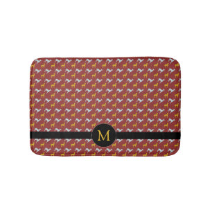 Dog Jahr 2018 Zodiac Birthday Monogram B Mat Badematte