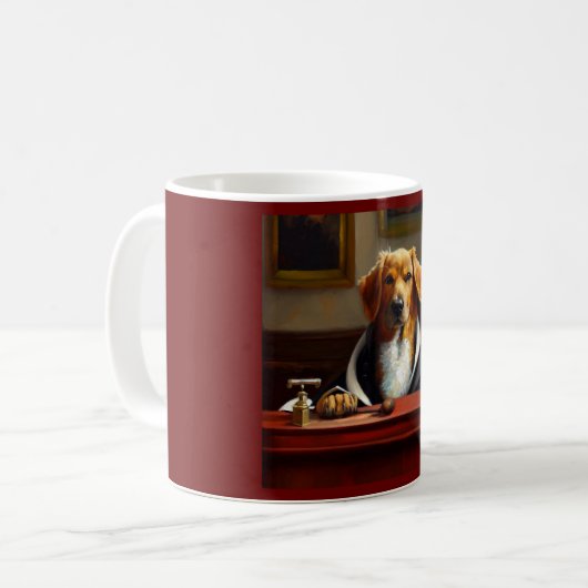 Dog Judge Kaffeetasse (Vorderseite Links)