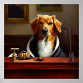 Dog Judge Poster (Vorne)