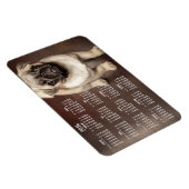 Dog-Kalender 2016 Foto Großes Magnet 4x6 (Rechte Seite)