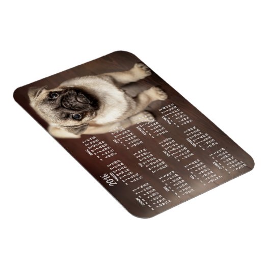 Dog-Kalender 2016 Foto Small Magnet 3x4 (Rechte Seite)