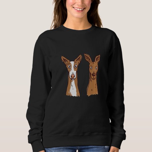 Dog Kangaroo Animals Similar Sweatshirt (Vorderseite)