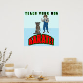 Dog Karate 2 Poster (Küche)