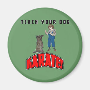 Dog Karate 4 Magnet
