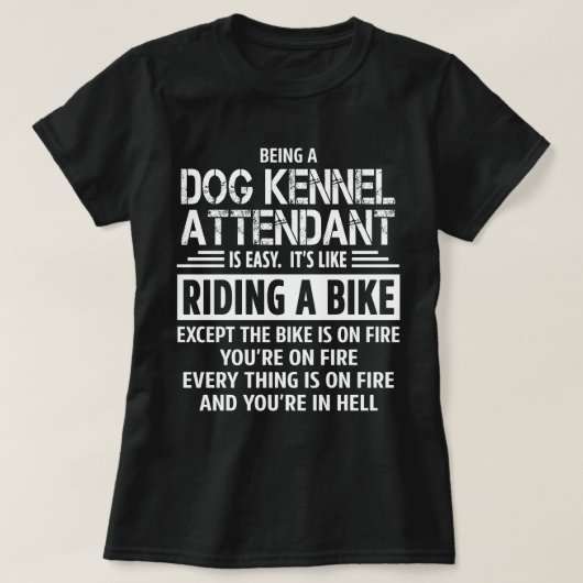 Dog Kennel Attendant T-Shirt (Design vorne)