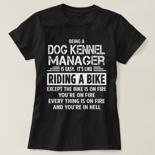 Dog Kennel Manager T-Shirt (Design vorne)