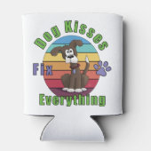 Dog Kisses Fix Alles Dosenkühler (Rückseite)