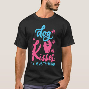 Dog Kisses Fix alles Funny Dog T-Shirt