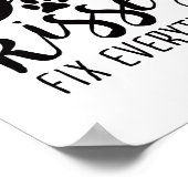 Dog Kisses Fix Alles K9 Quotes Sweet Dog Quot Poster (Ecke)