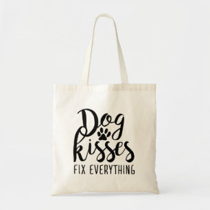 Dog Kisses Fix Alles K9 Quotes Sweet Dog Quot Tragetasche
