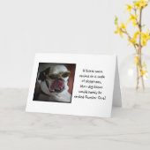 Dog Kisses Get Well Card Karte (Gelbe Blume)