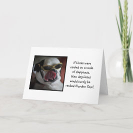 Dog Kisses Get Well Card Karte