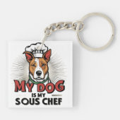 Dog Kitchen Buddy Schlüsselanhänger (Rückseite)