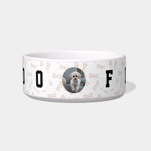 Dog-Knochen-Foto für 4 Buchstaben Dogenname Napf (Vorderseite)