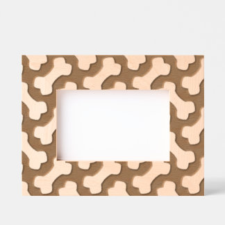 Dog-Knochen-Muster Geätzte Rahmen