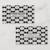 Dog-Knochen-Muster Visitenkarte (Vorne/Hinten)