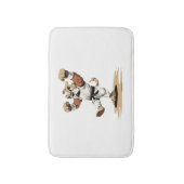 Dog Knows Karate Badematte (Vorderseite Vertikal)