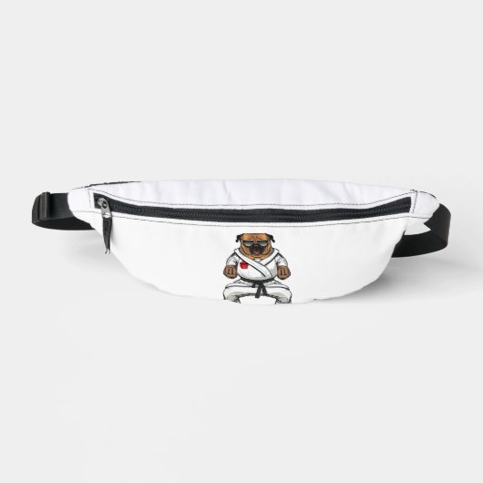 Dog Knows Karate Bauchtasche (Vorderseite)