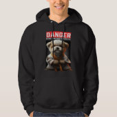 Dog Knows Karate Hoodie (Vorderseite)
