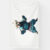 Dog Knows Karate transformiert Banner (Vertikal)