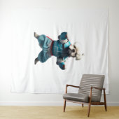 Dog Knows Karate transformiert Wandteppich (Beispiel (Horizontal))