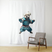 Dog Knows Karate transformiert Wandteppich (Beispiel)