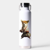 Dog Knows Karate Trinkflasche (Vorne)