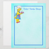 Dog Koch Rezept Letterhead (Vorne/Hinten)