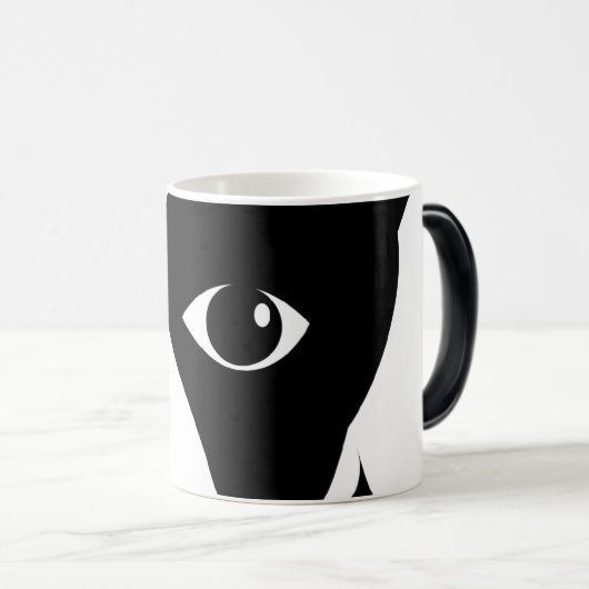 Dog-Kunstwerk Morphing-Tasse Verwandlungstasse (VorderseiteRechts)