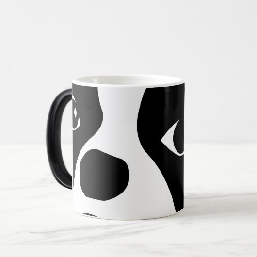 Dog-Kunstwerk Morphing-Tasse Verwandlungstasse (Vorderseite Links)