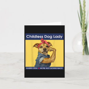 Dog Lady Kamala-harris 2024 Karte