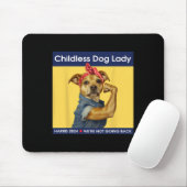 Dog Lady Kamala-harris 2024 Mousepad (Mit Mouse)