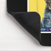 Dog Ladys Kamala Harris 2024 Präsident Mousepad (Ecke)