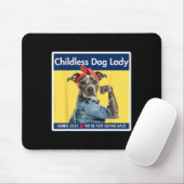 Dog Ladys Kamala Harris 2024 Präsident Mousepad (Mit Mouse)