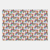 Dog Laying on Easter Eggs Geschenkpapier Set (Vorderseite 2)