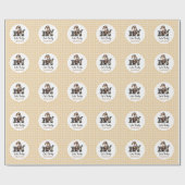 Dog Let's Pawty Birthday Geschenkpapier (Flach)