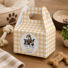 Dog Let's Pawty Birthday Geschenkschachtel