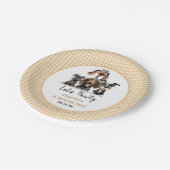 Dog Let's Pawty Birthday Pappteller (Schrägansicht)