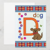 Dog Letter D (Vorne/Hinten)