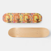 Dog Letter D Skateboard (Horizontal)