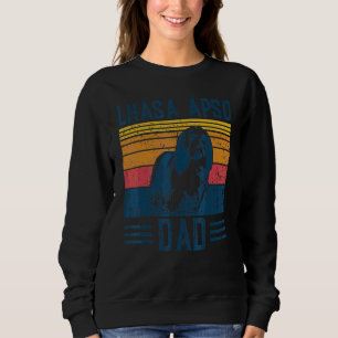 Dog Lhasa Apso Vater Vintag Lhasa Apso Vater Sweatshirt