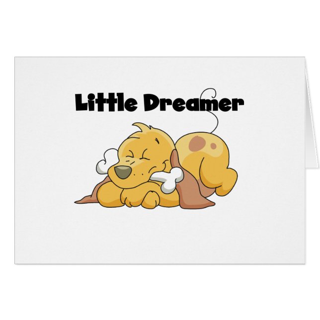 Dog Little Dreamer T - Shirt und Geschenke (Vorderseite (Horizontal))