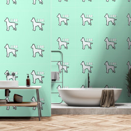 DOG Logo Aqua Green Tapete