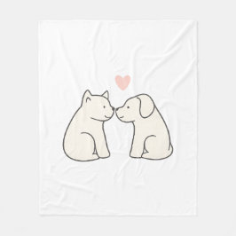 Dog Love Fleecedecke