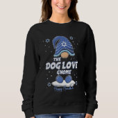 Dog Love Gnome Hanukkah Family Matching for men w Sweatshirt (Vorderseite)