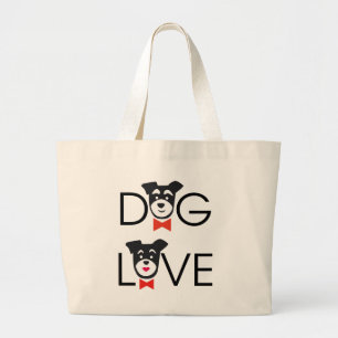 Dog Love Jumbo Stoffbeutel